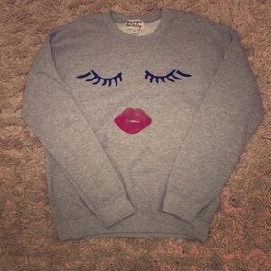 lashes sweatshirt!